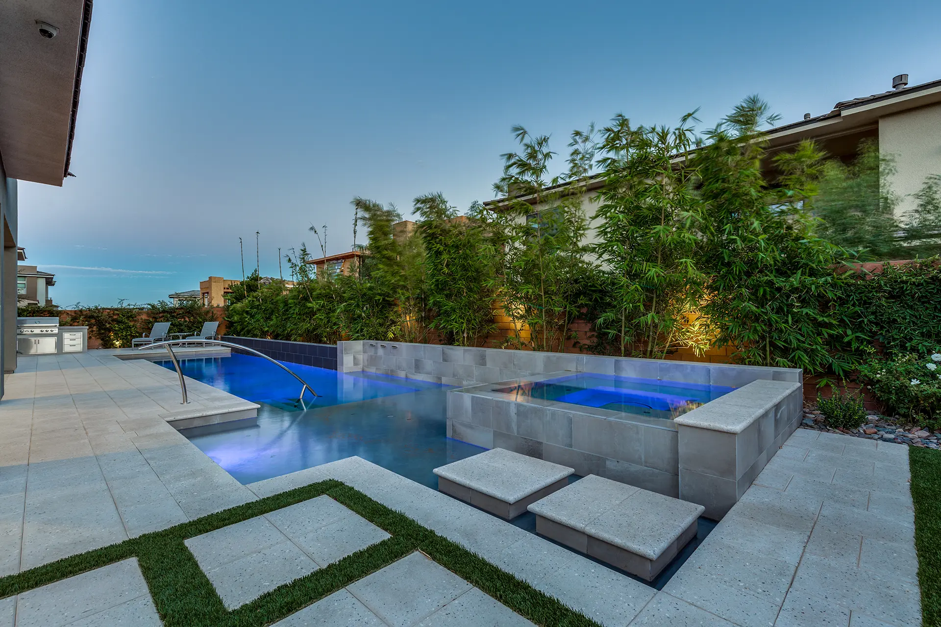 Services - Watters Aquatech Pool & Spa High-end pool renovation with new coping and deck in Las Vegas